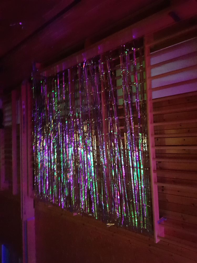 Glitterdraperi