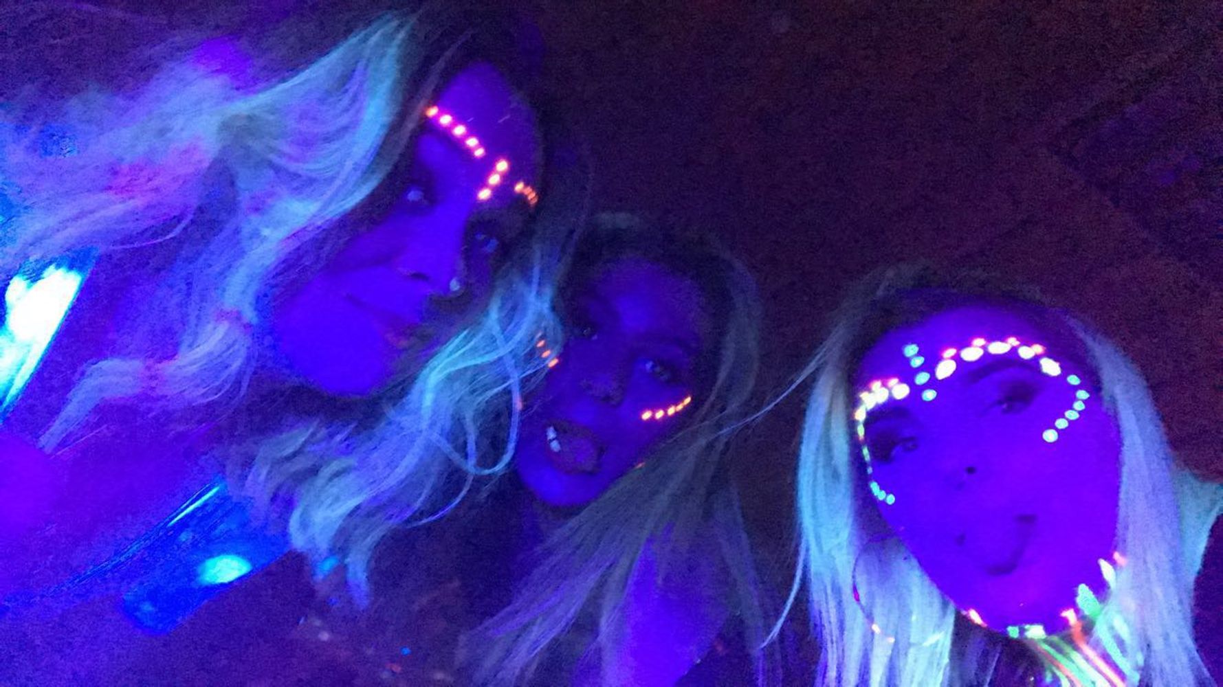 PaintGlow UV Neon Intense Hudfärg Sminkset