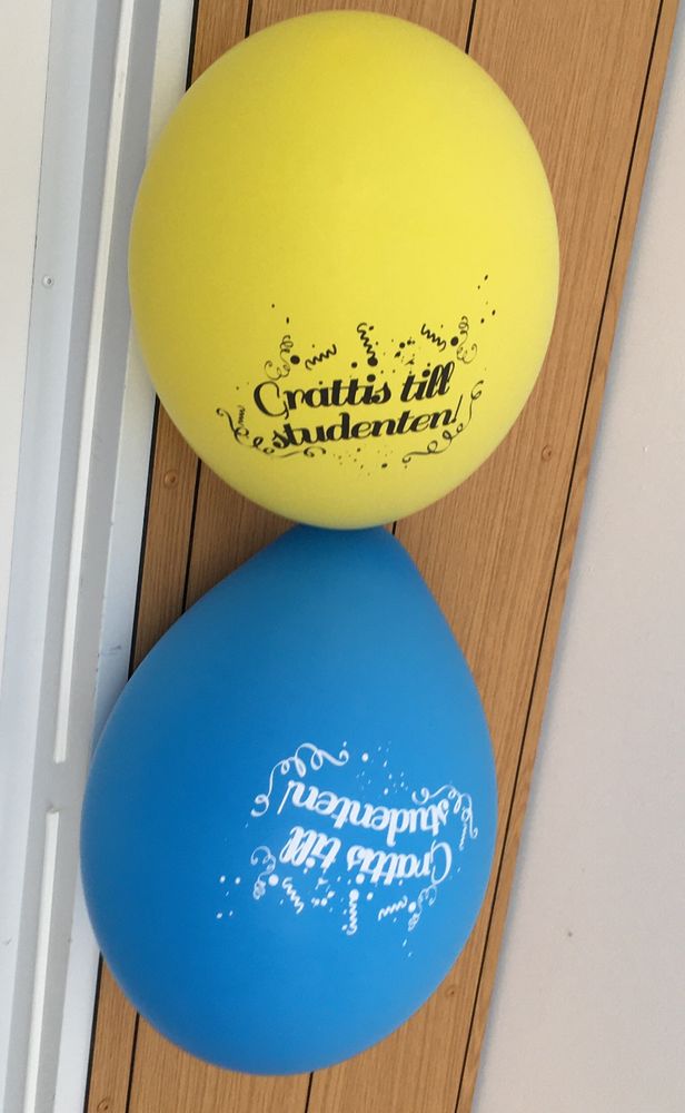 Ballonger Grattis till Studenten!