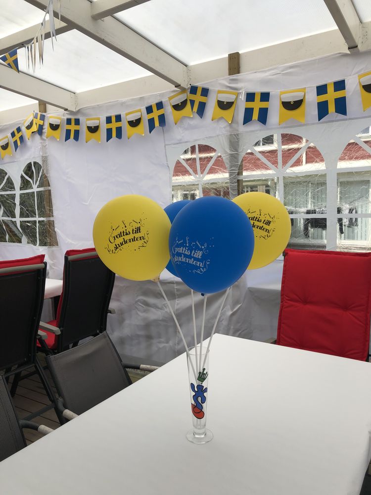 Ballonger Grattis till Studenten!