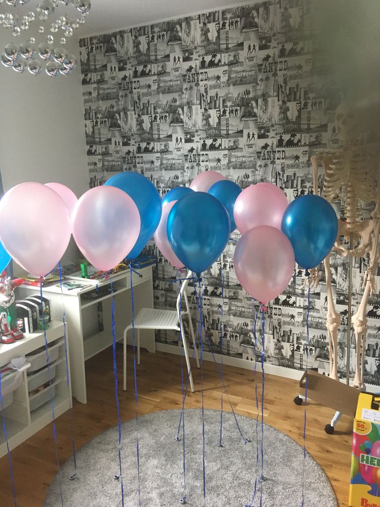 Ballonger Blå Metallic