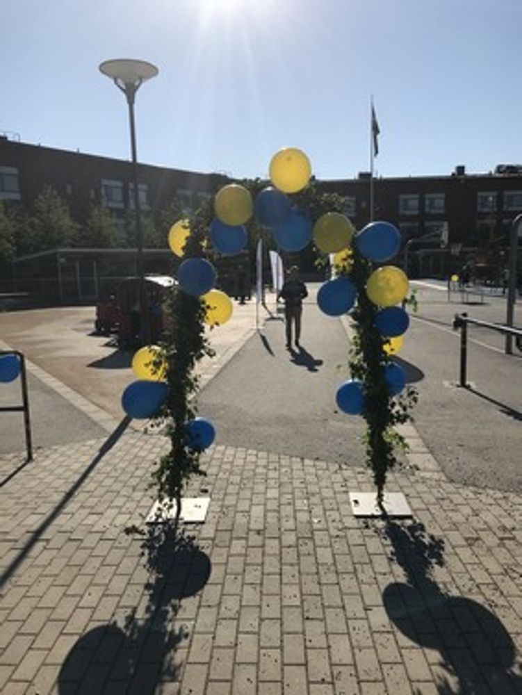 Ballongkombo Blå/Gul