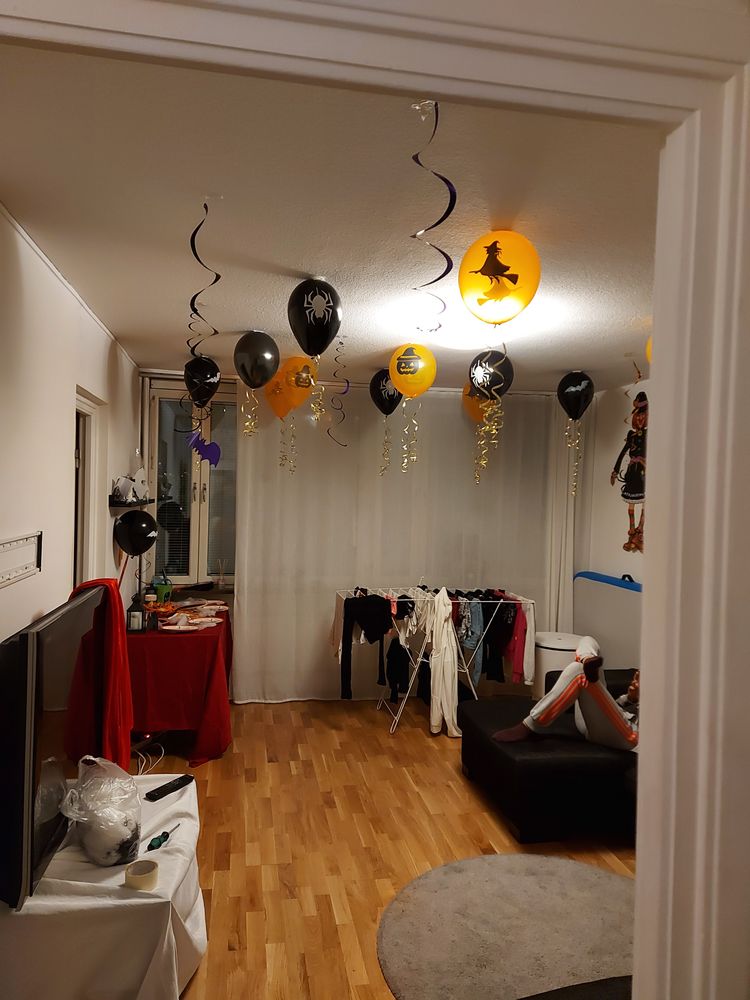 Ballonger Halloween Svart/Oransje