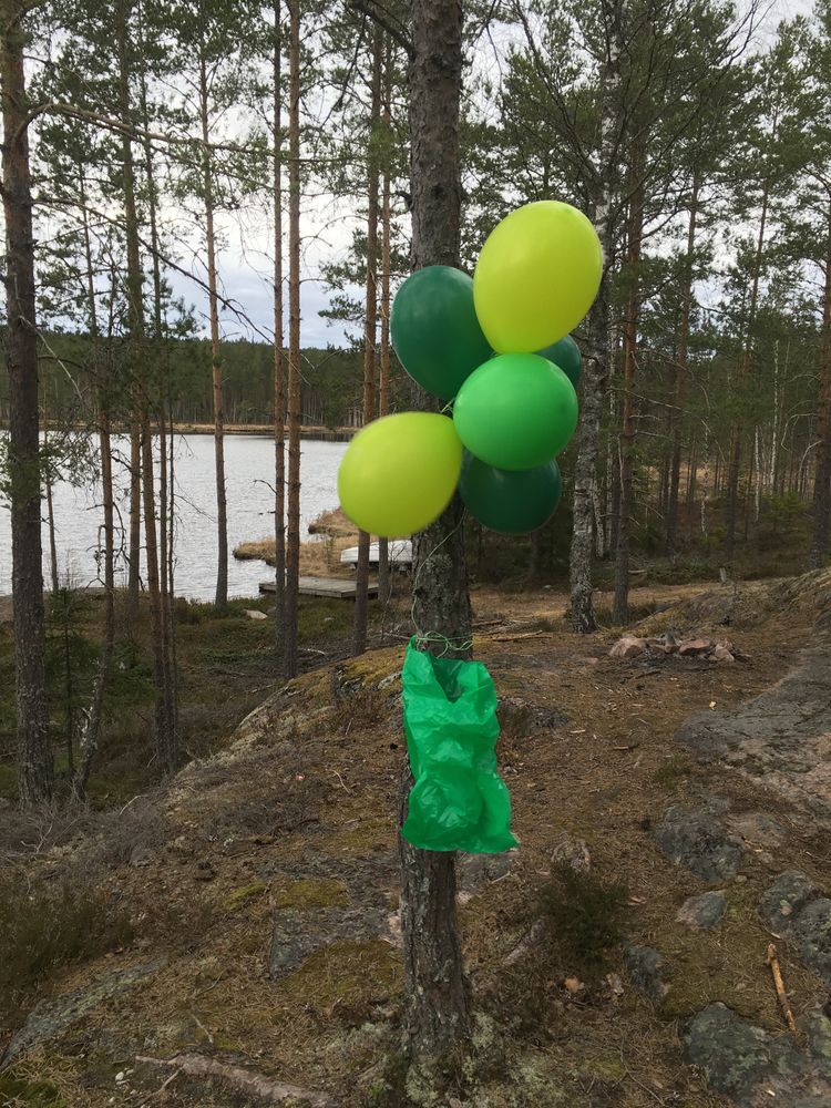Ballongkombo Grön/Limegrön/Mörkgrön