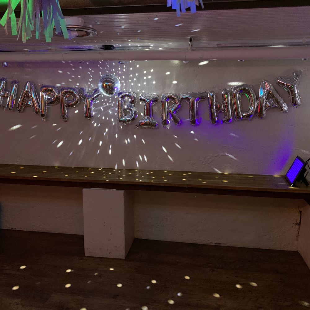 Bokstavballong Happy Birthday Sølv
