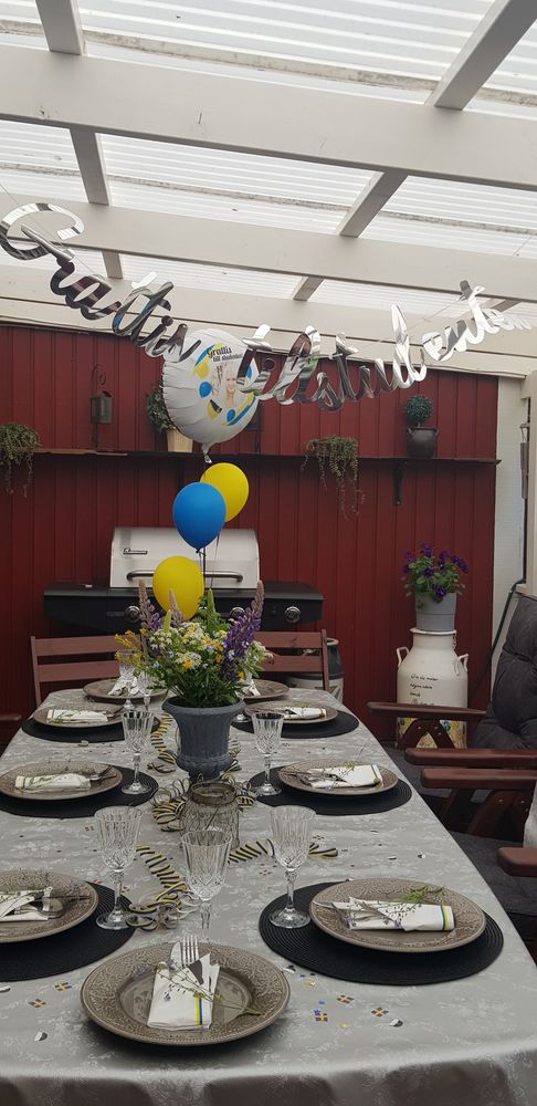 Bokstavsgirlang Grattis till Studenten Silver