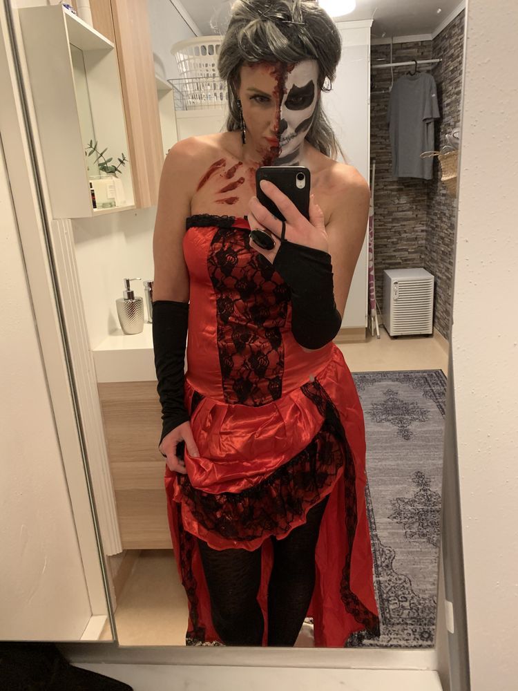 Burlesque Klänning Maskeraddräkt