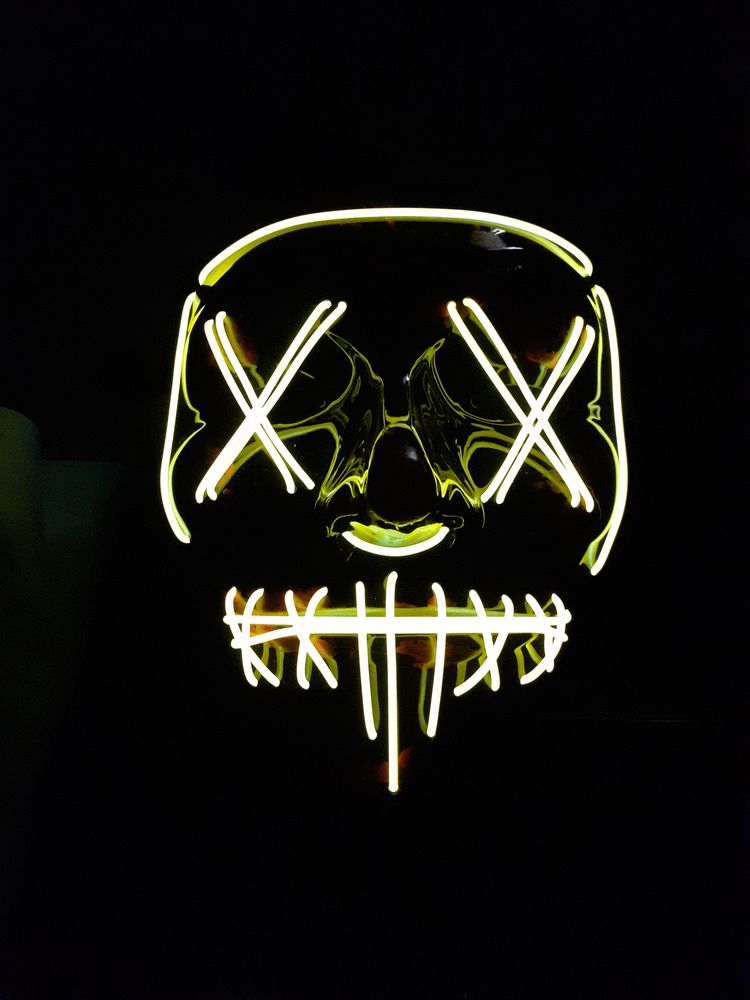 El Wire Purge LED Mask