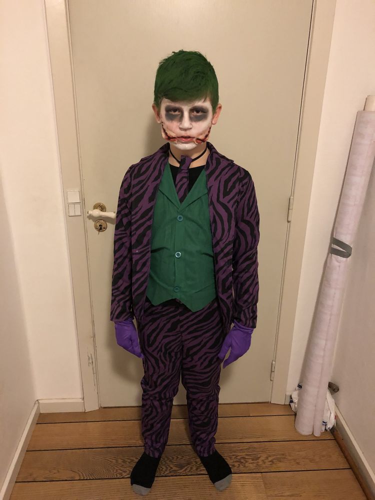 Evil Joker Børnekostume