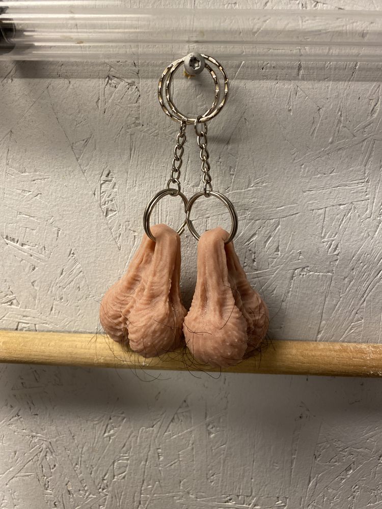 Hårig Pung på Nyckelring