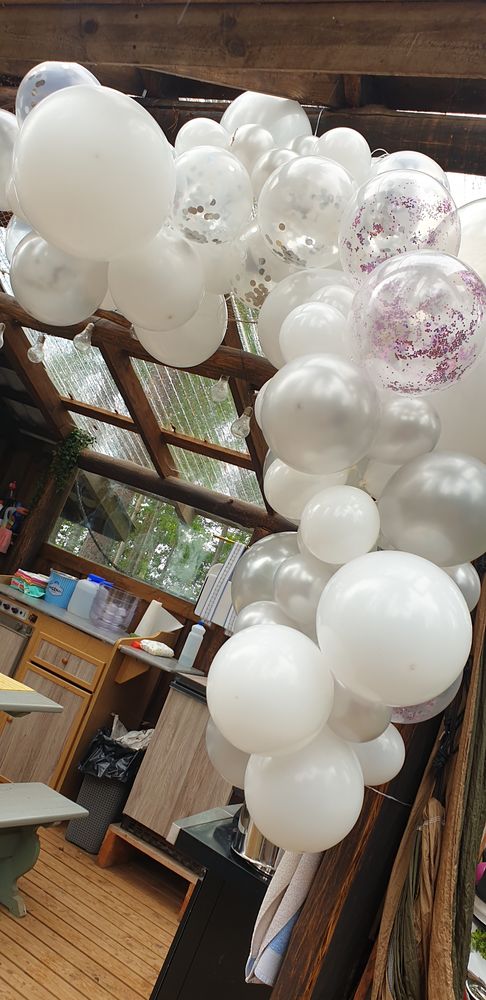 Ballongbåge Silver