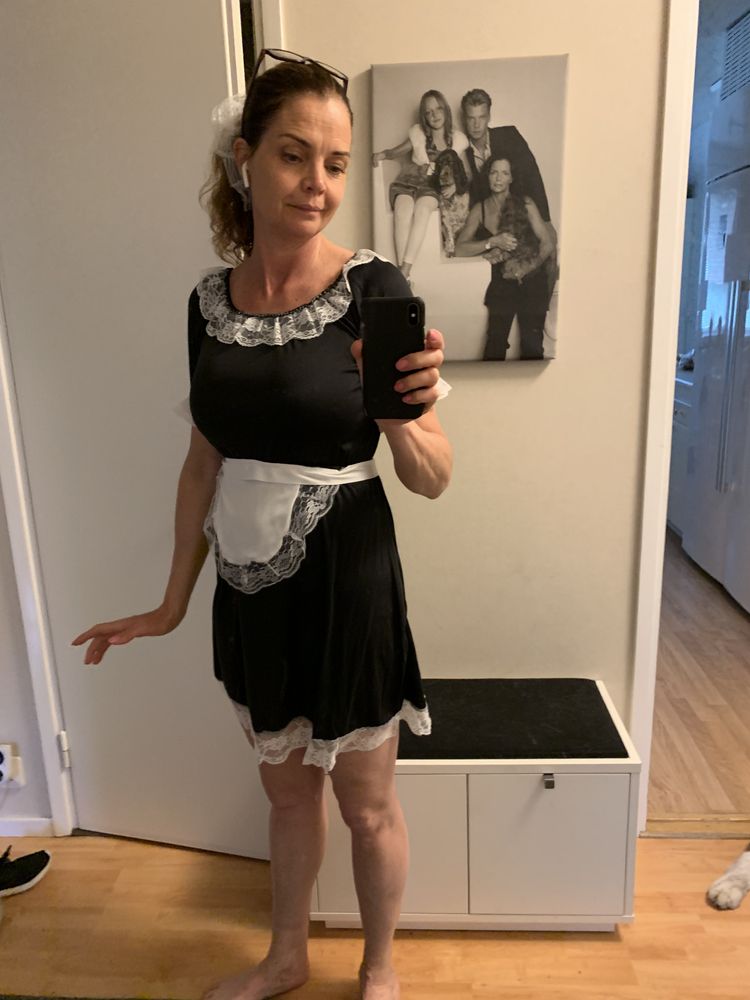 Klassisk French Maid Budget Kostyme