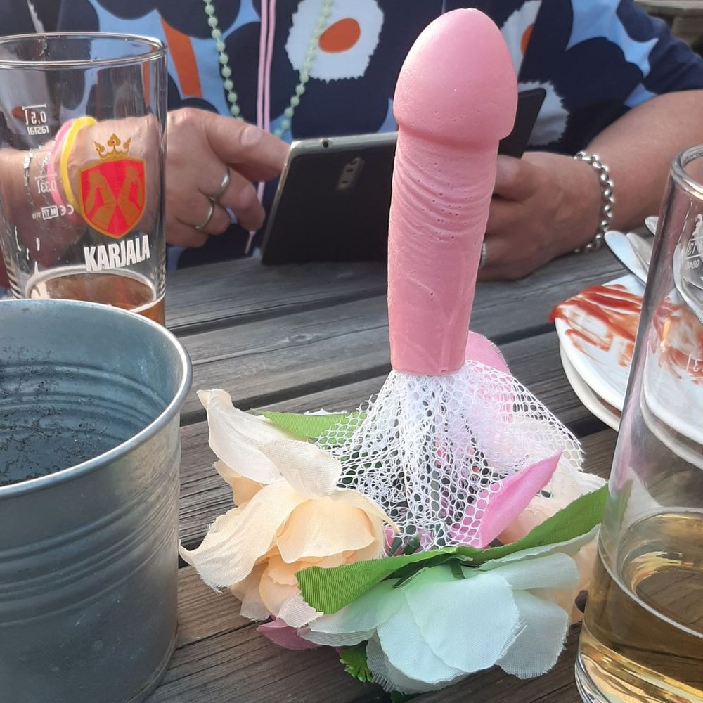 Blomsterbuket med Penis