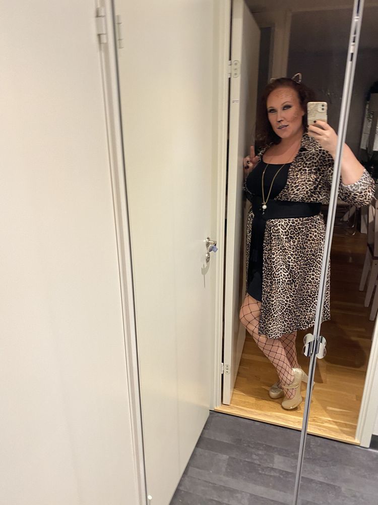 Nätstrumpbyxor Svarta Plus size Deluxe