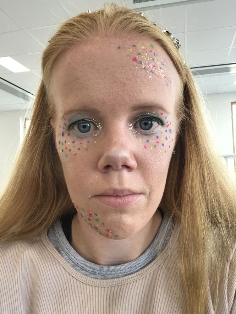 PaintGlow Selvlysende Neon Hudfarge Sminkesett