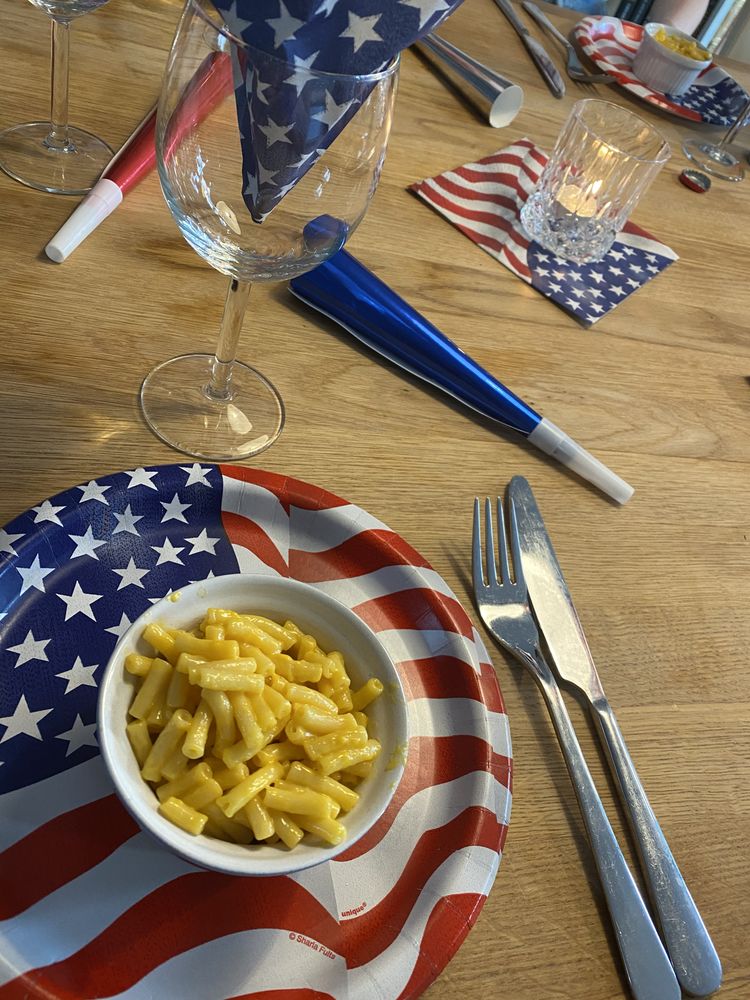 Papptallerkener USA Flagg