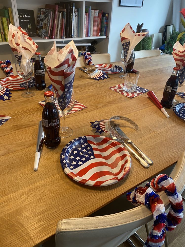 Lautasliinat USA Lippu