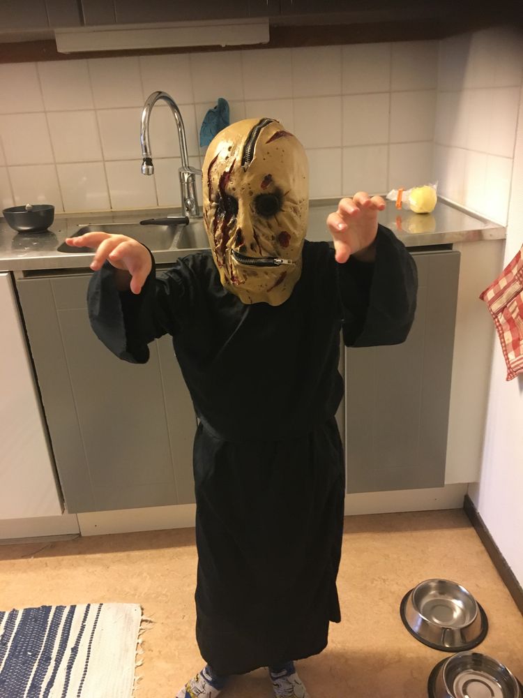 Skräckmask med Dragkedja