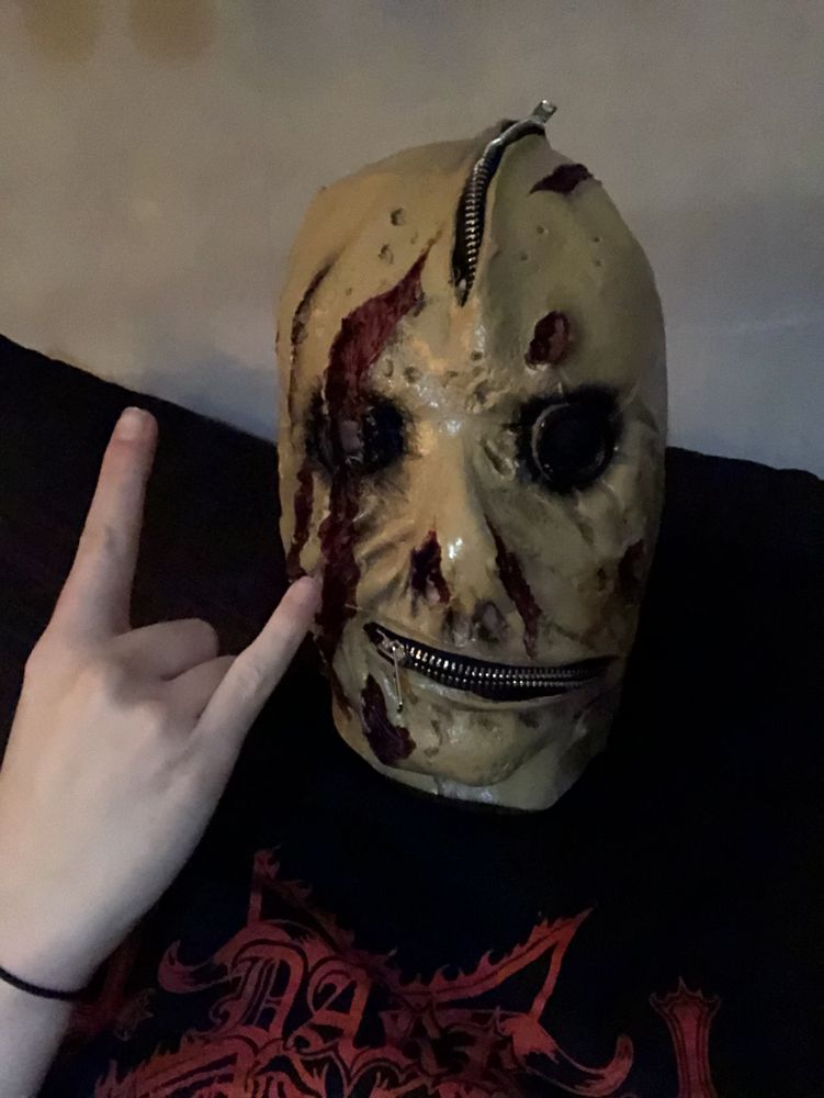 Skräckmask med Dragkedja