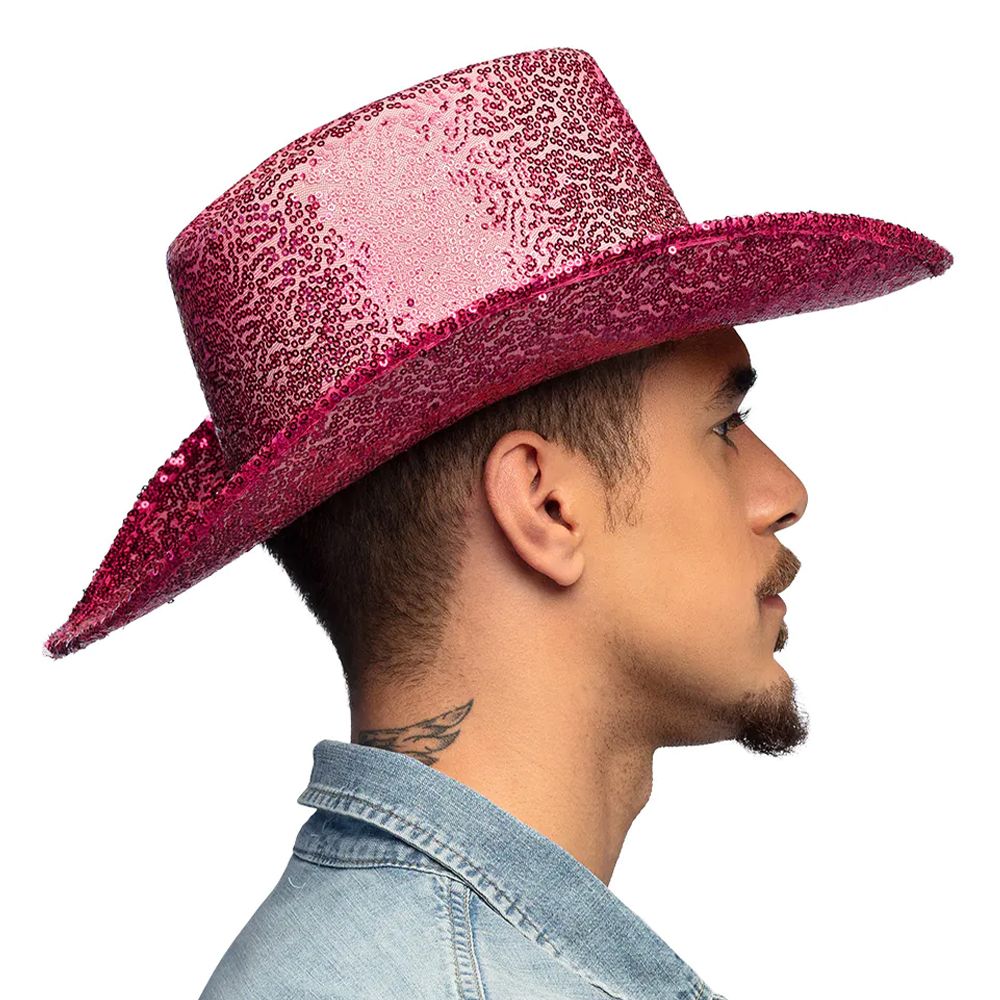 Cowboyhat Rodeo Lyserød
