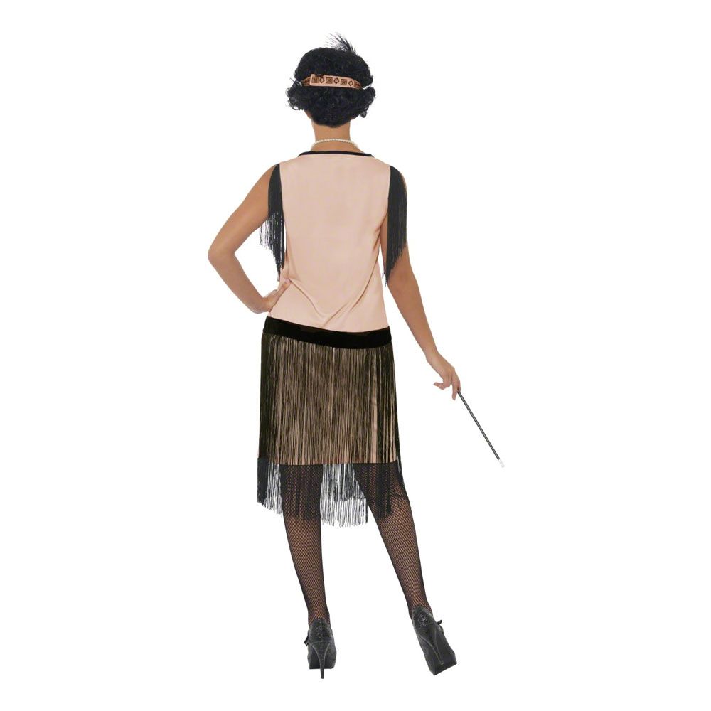 20-luvun Coco Flapper Naamiaisasu