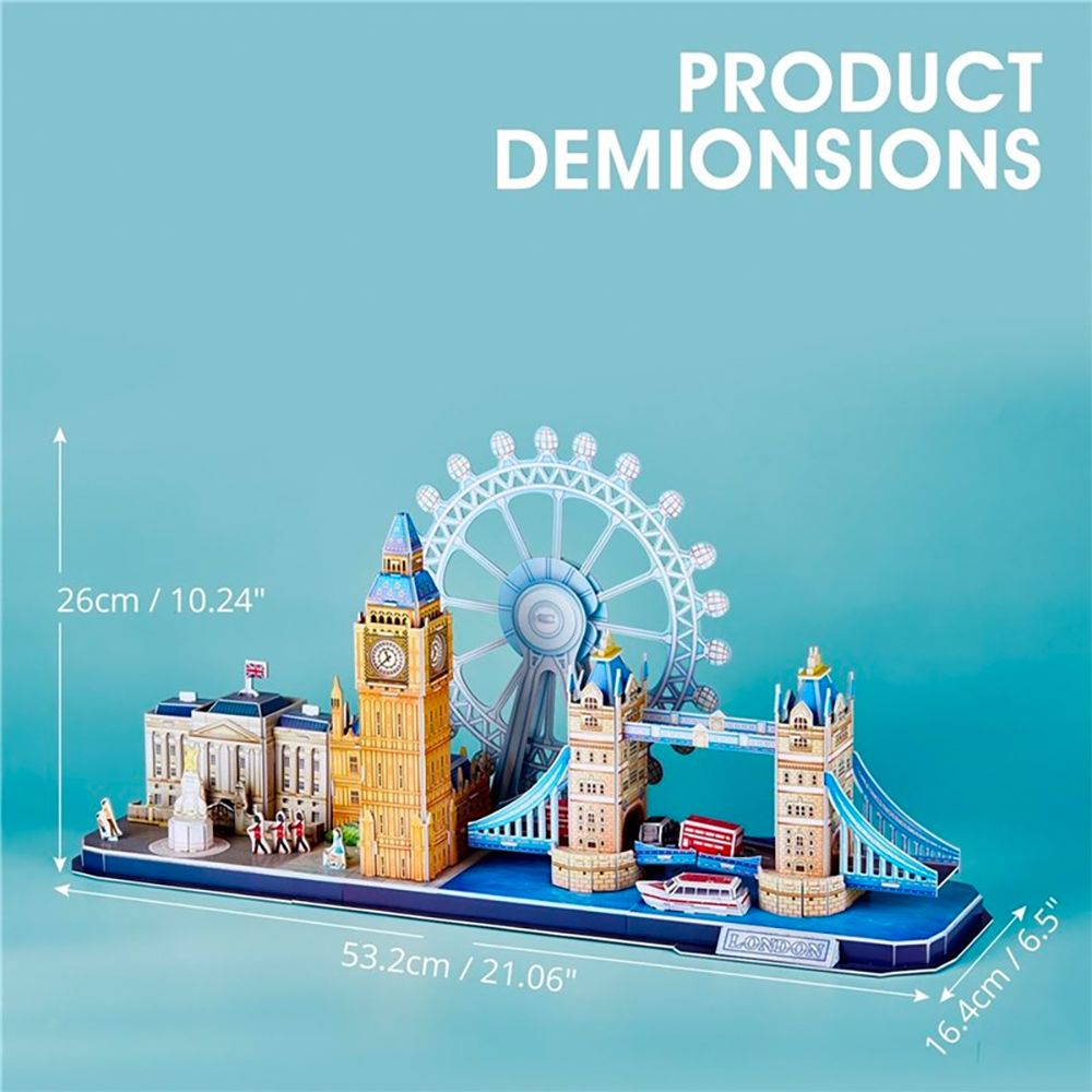 3D Puslespill City Line London