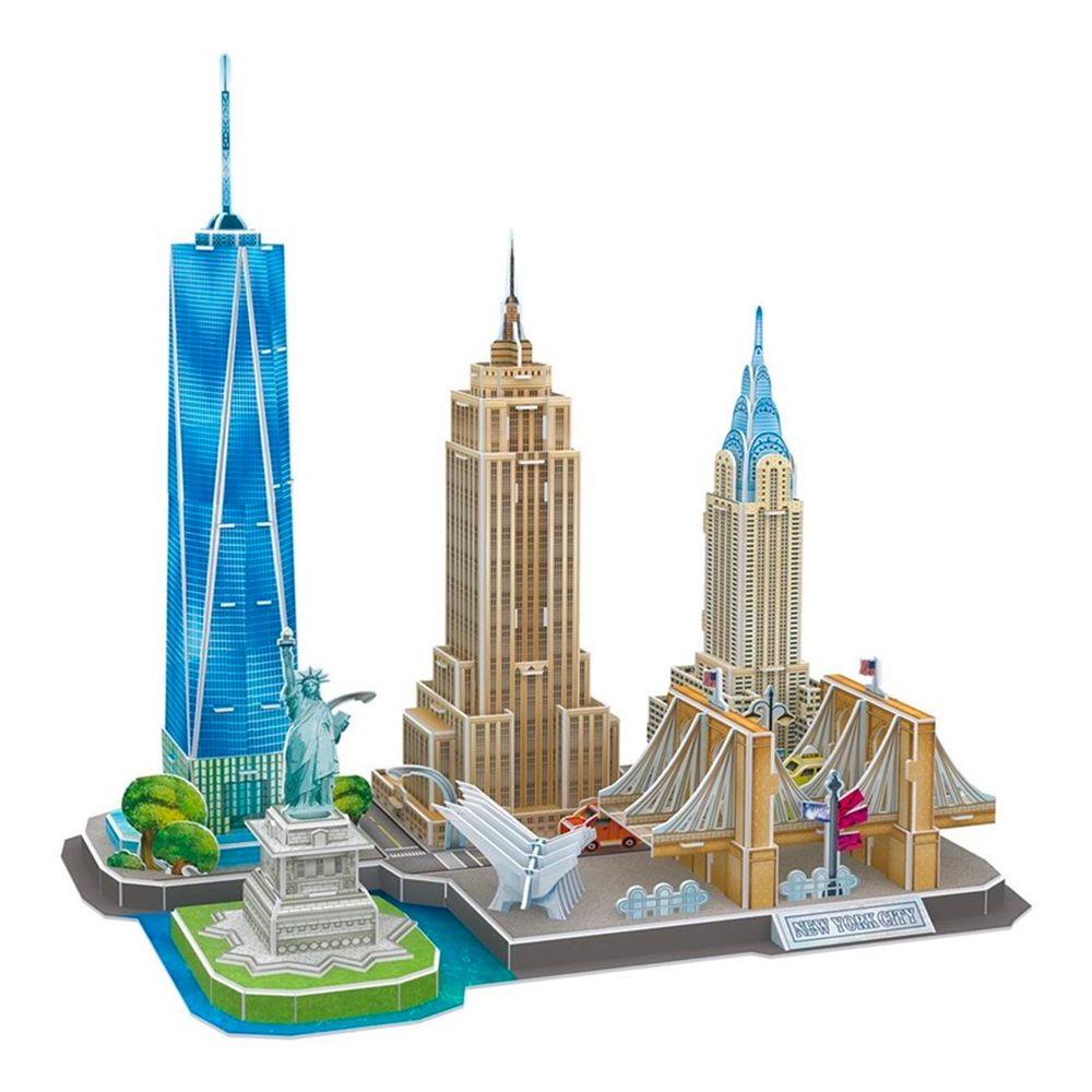 3D Puslespill City Line New York City