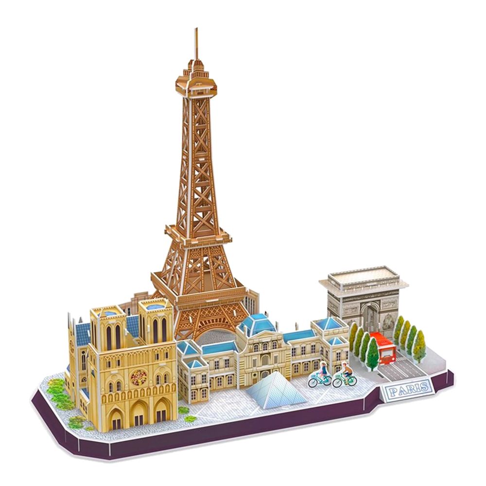 3D Puslespill City Line Paris