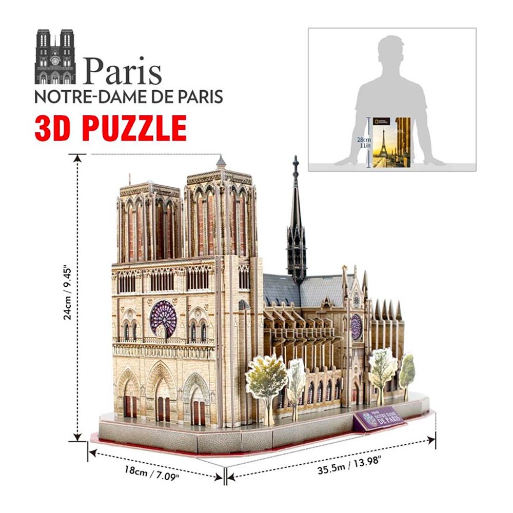 3D Pussel Notre Dame de Paris