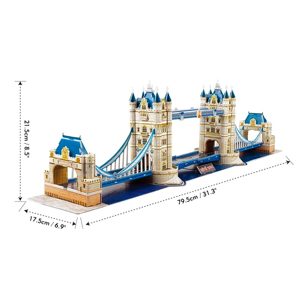 3D Puslespill Tower Bridge London