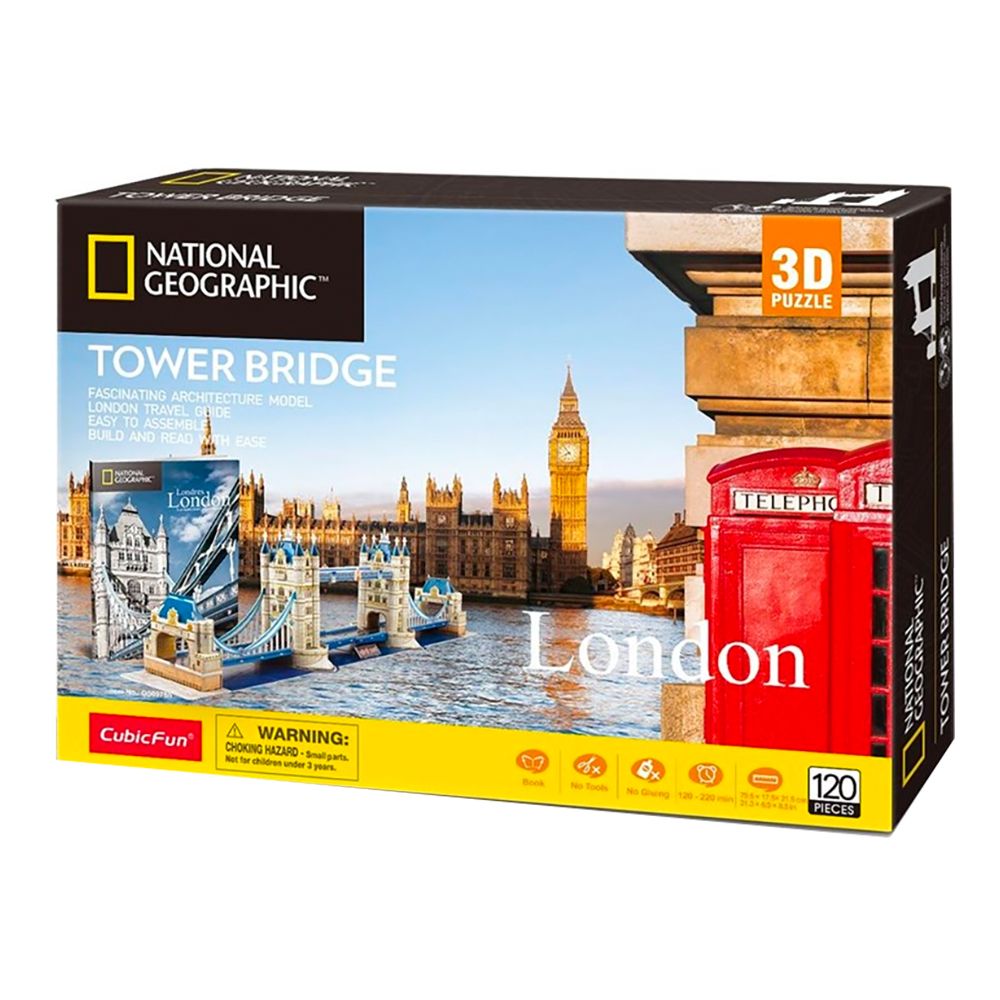 3D Puslespill Tower Bridge London