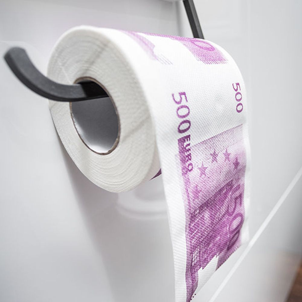 500 EUR Toalettpapir