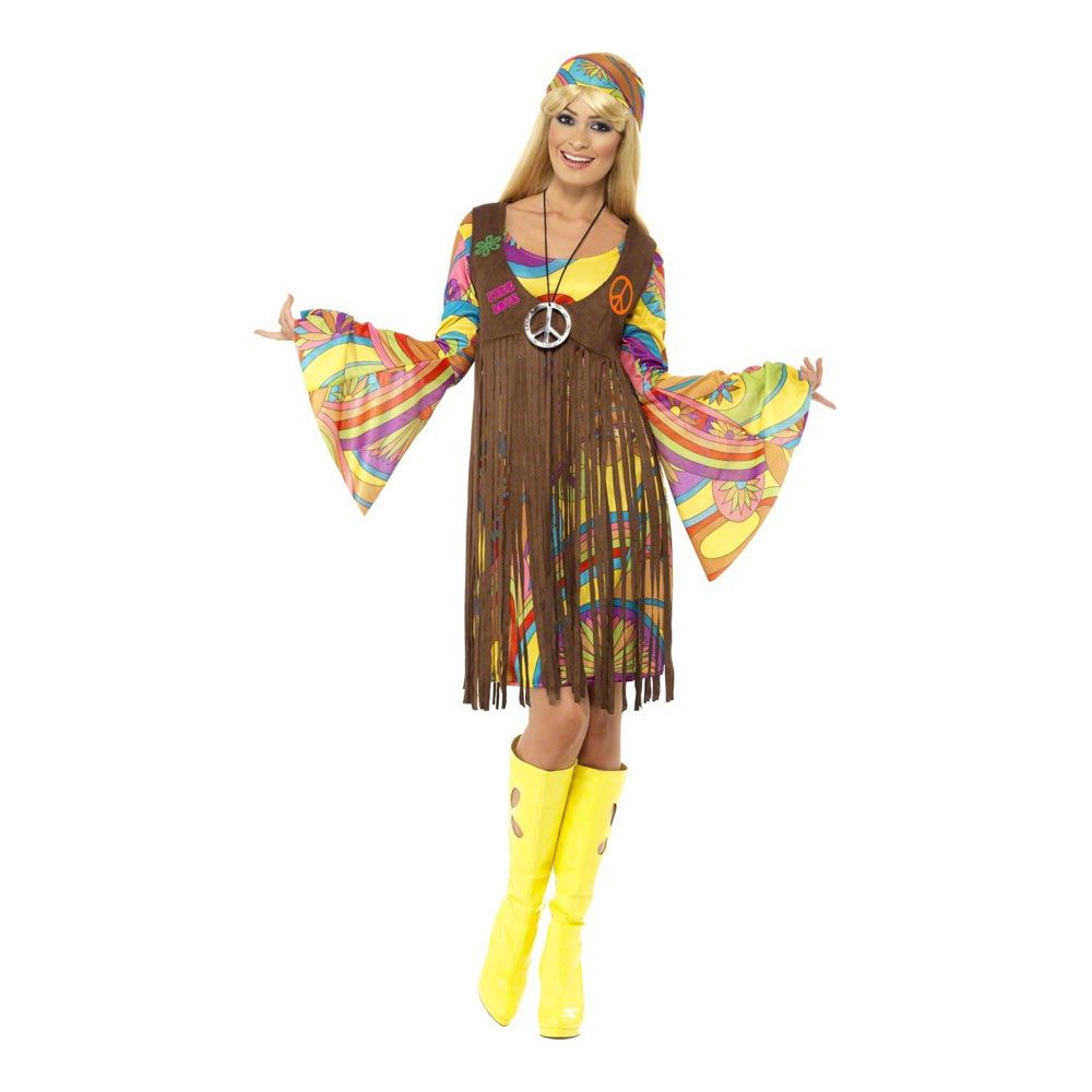 60-luvun Groovy Lady Naamiaisasu