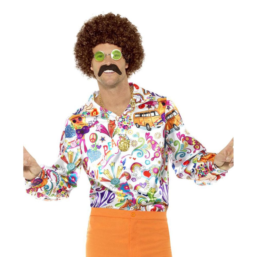 60-talls Groovy Skjorte
