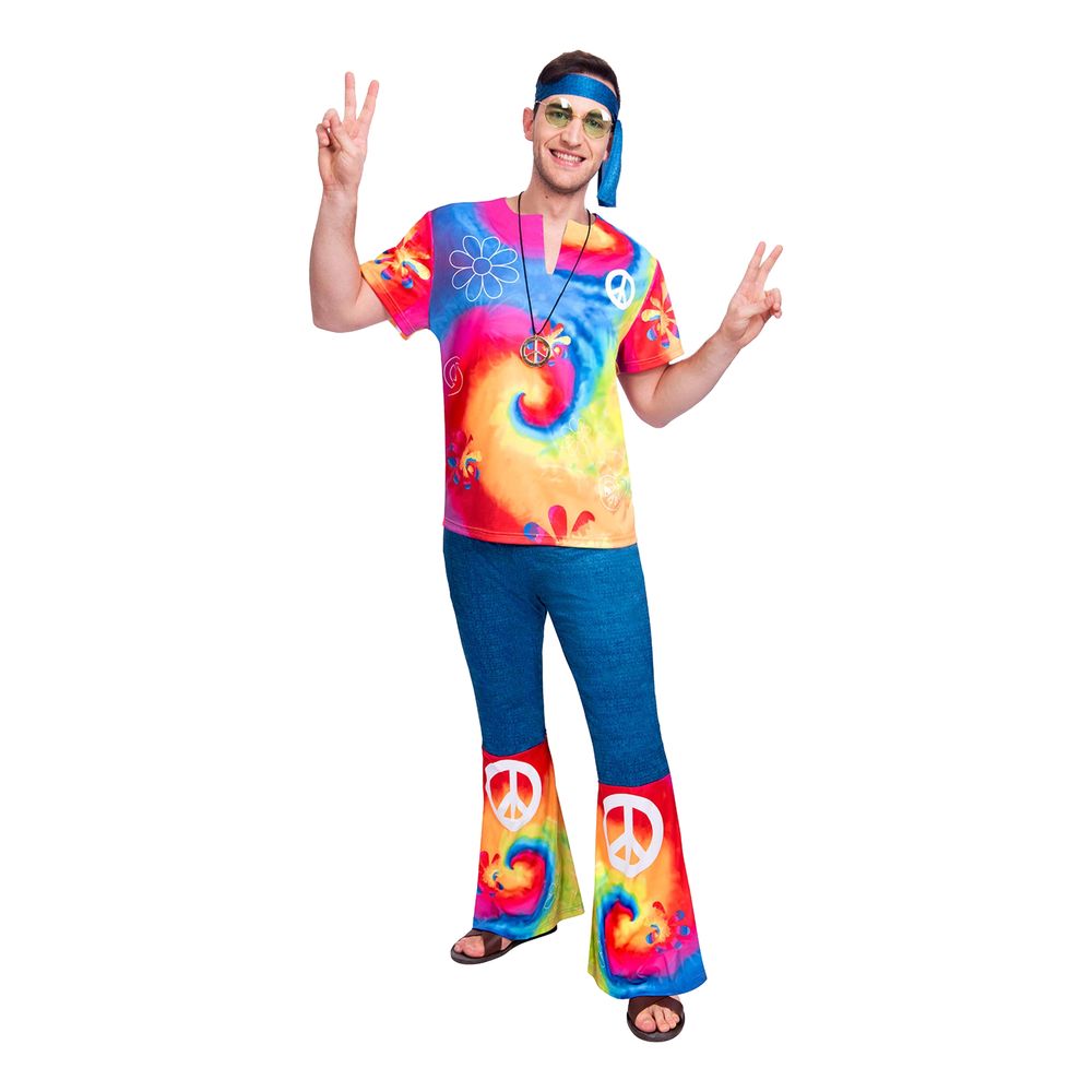 60-tals Hippie Maskeraddräkt