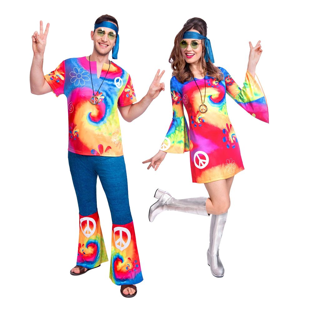 60-tals Hippie Maskeraddräkt