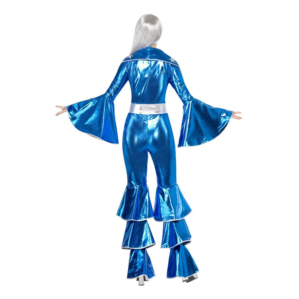 70-luvun Dancing Dream Sininen Naamiaisasu