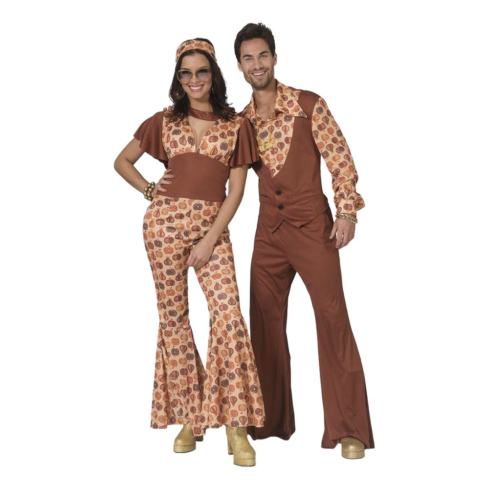 70-tals Dress Fruity Dam Maskeraddräkt
