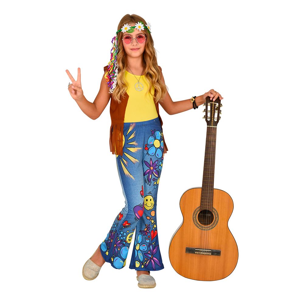 70-tals Hippie Byxor Barn