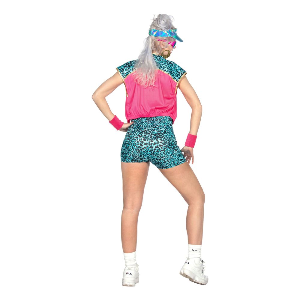 80'er Aerobics Dame Kostume