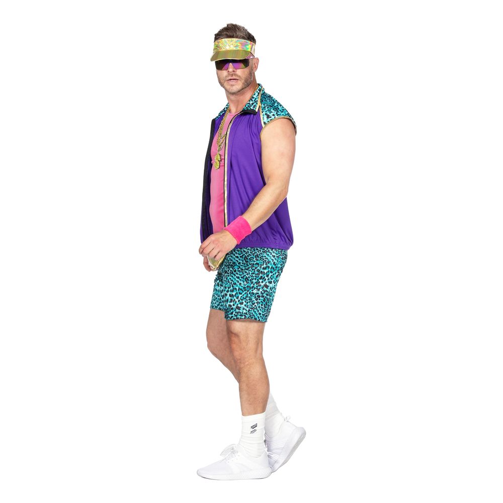 80-talls Aerobics Herre Kostyme