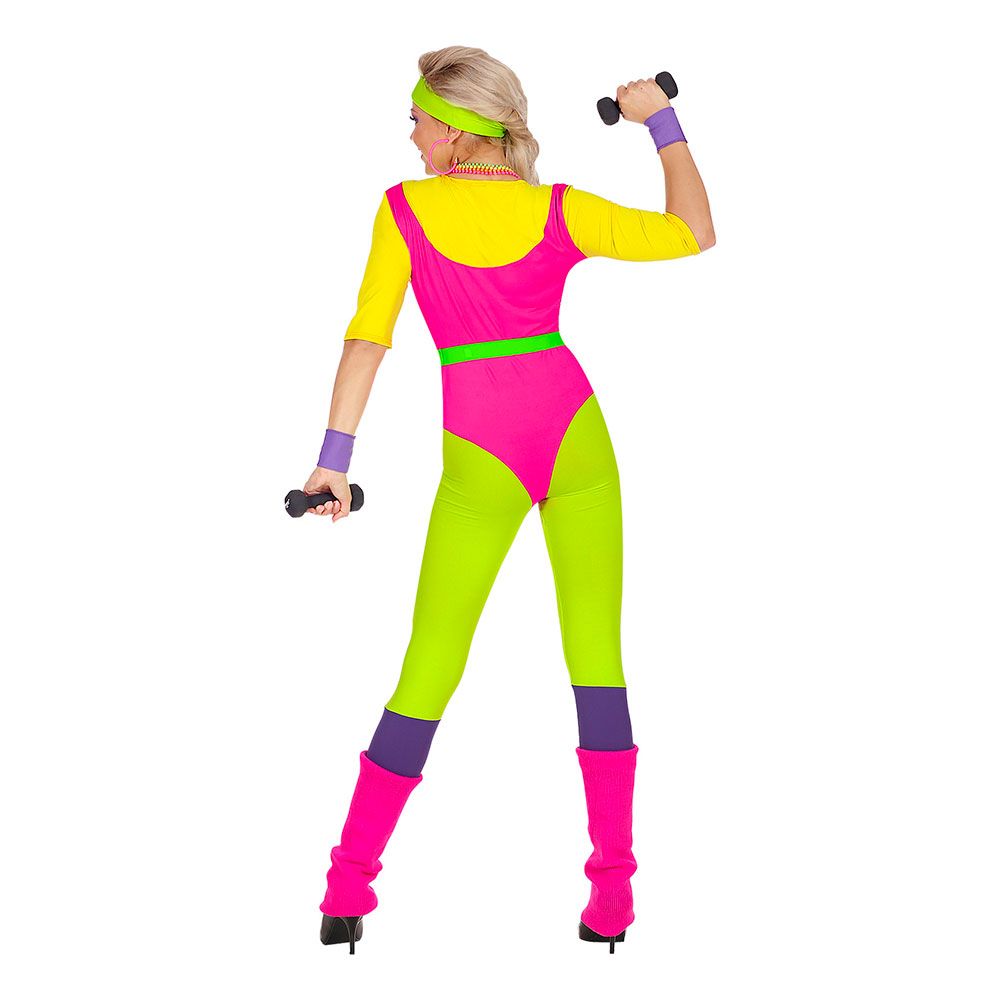 80-talls Aerobics Instruktør Kostyme