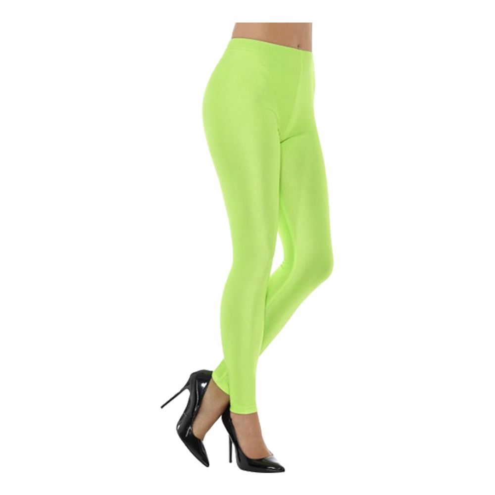 80-talls Disco Spandex Leggings Grønn