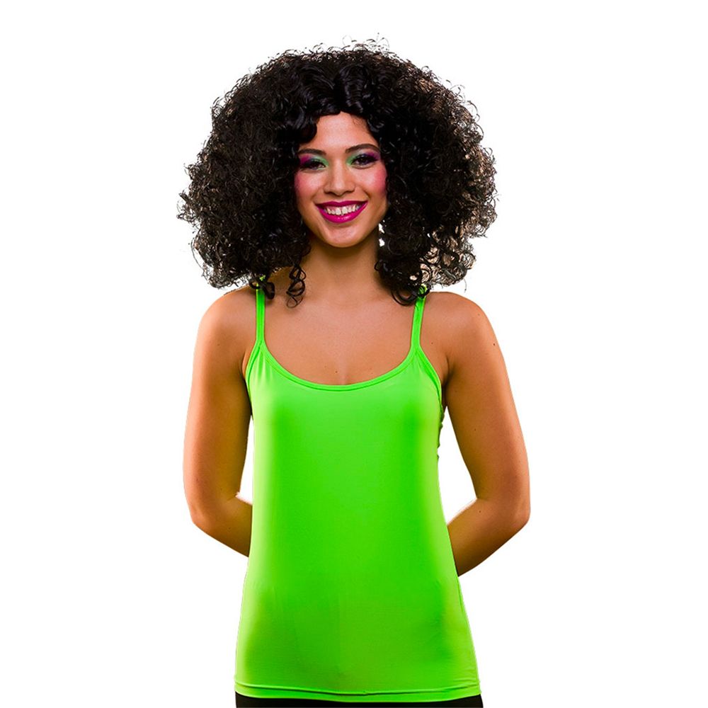80-talls Singlet Neongrønn