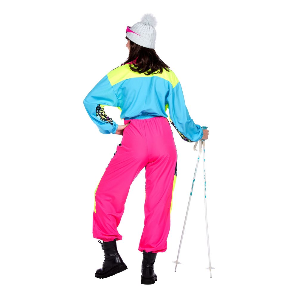 80'er Neon Skidragt Dame Kostume