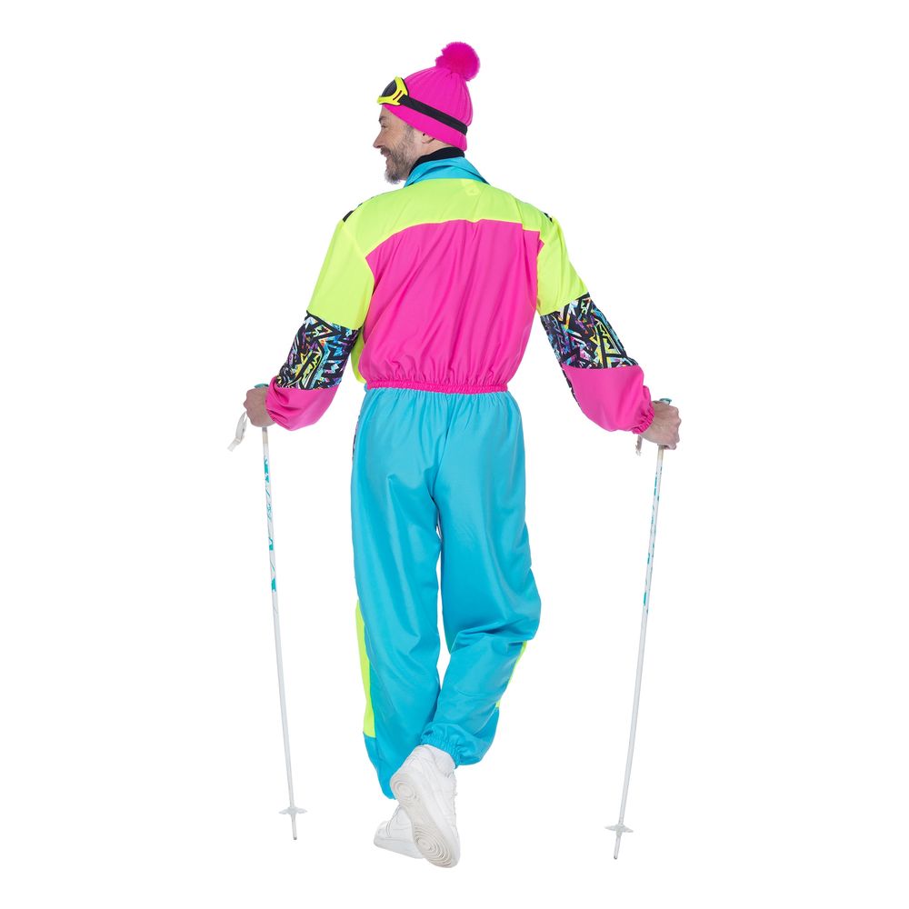 80'er Neon Skidragts Kostume
