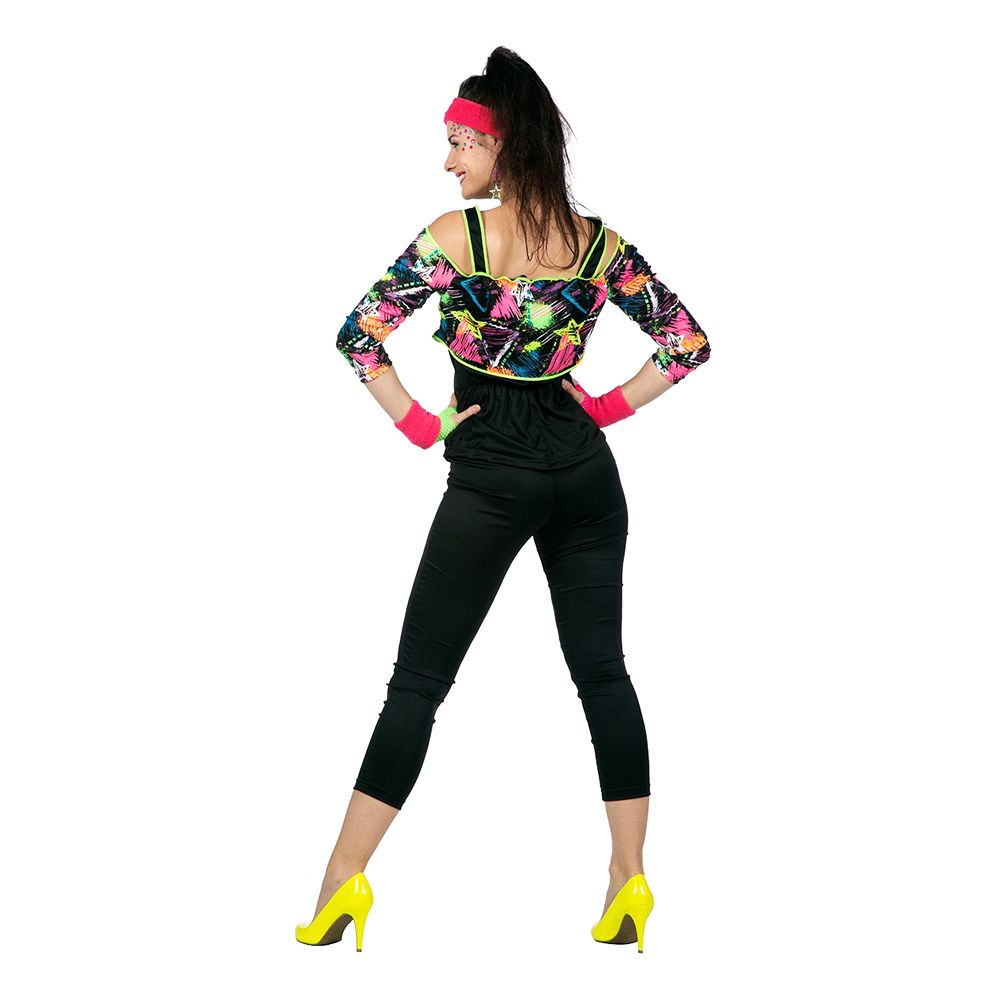 80-talls Retro Aerobics Jente Kostyme