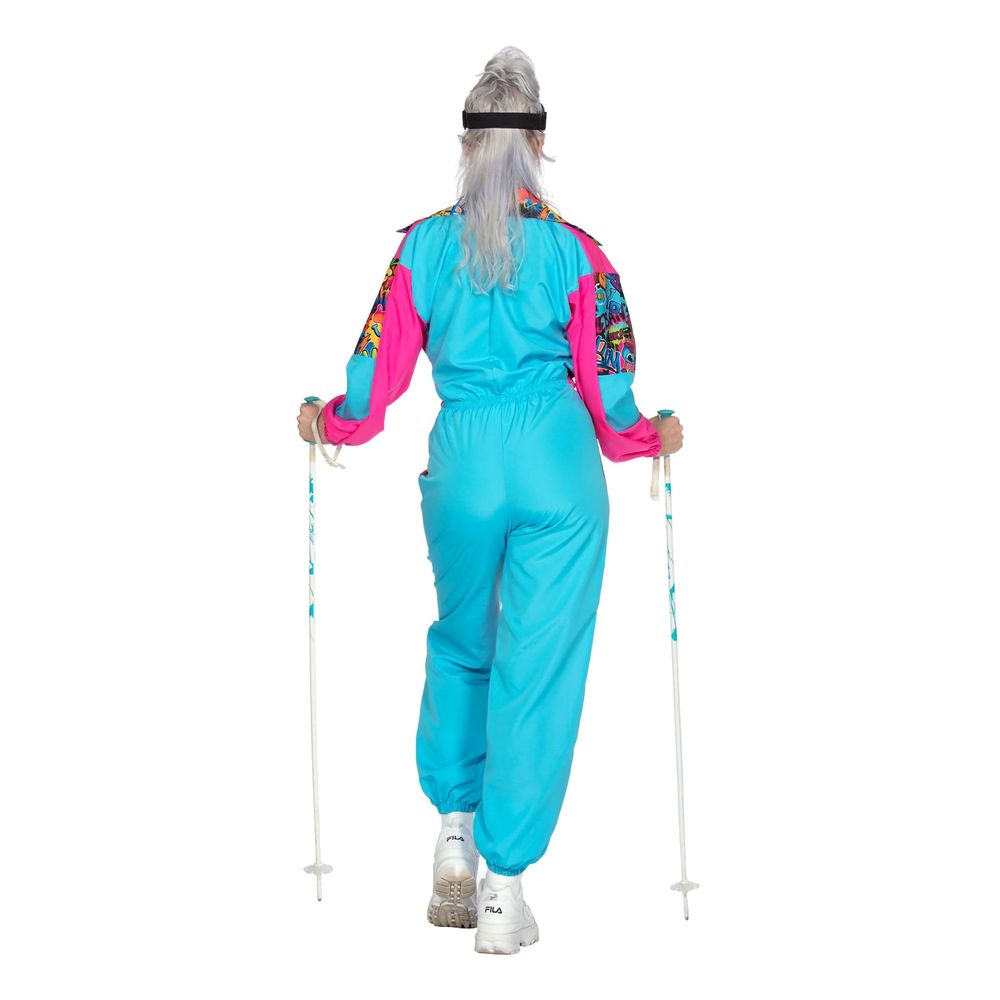 80-tals Retro Skidoverall Maskeraddräkt