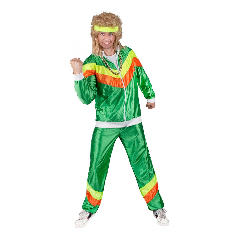 80-talls Grilldress Grønn Kostyme