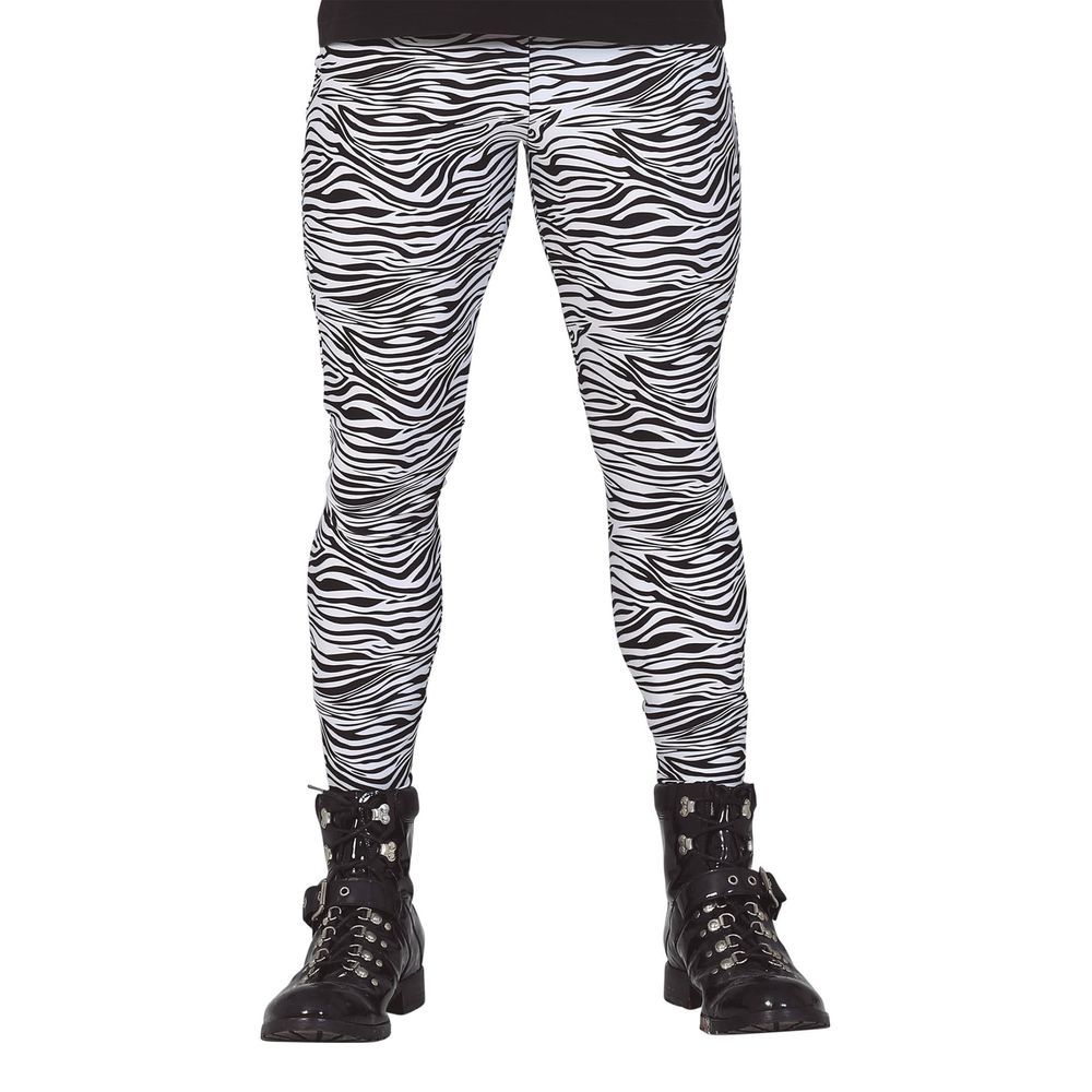 80-talls Sebramønstrede Leggings Herre